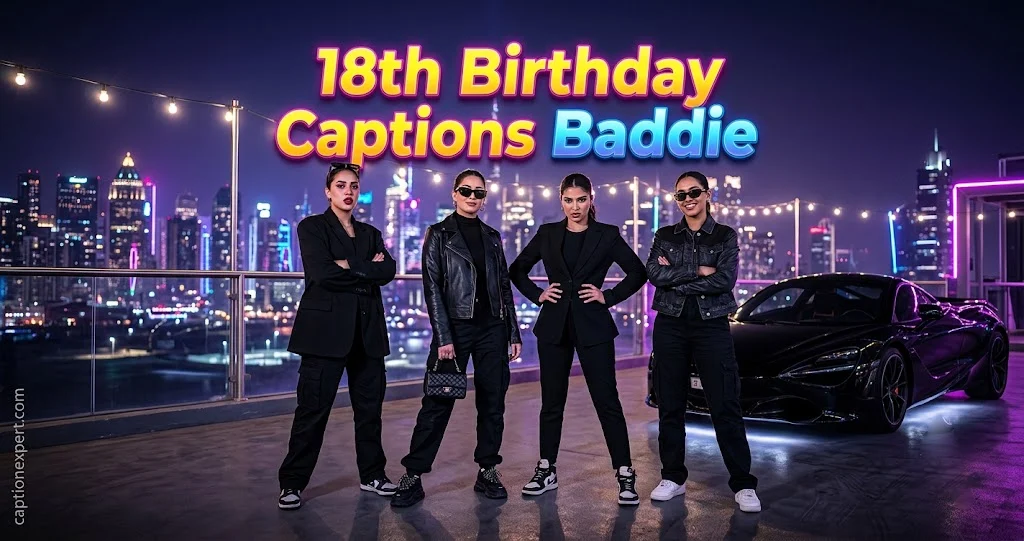 18th Birthday Captions Baddie 

