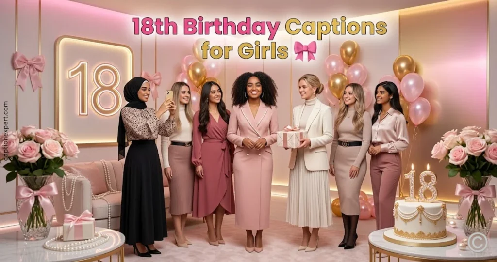 18th Birthday Captions for Girls 