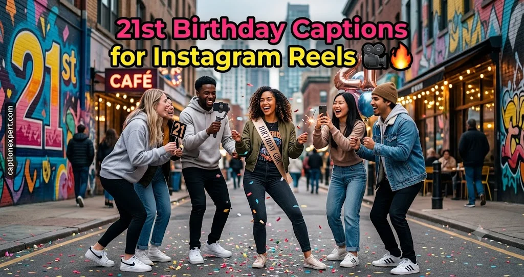 21st Birthday Party Captions 