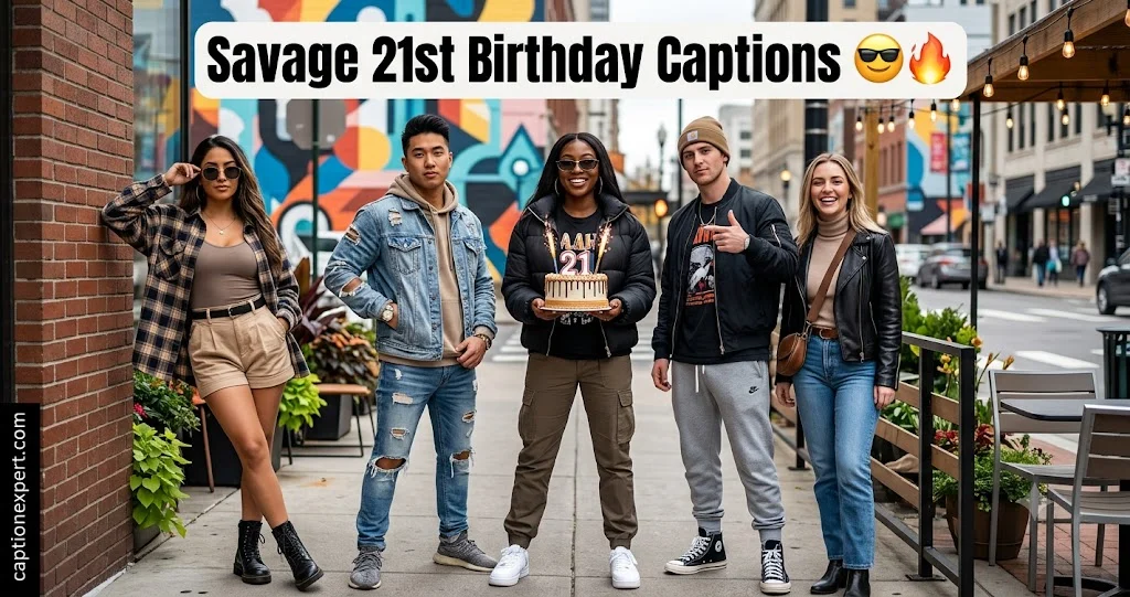  21st Birthday Captions 