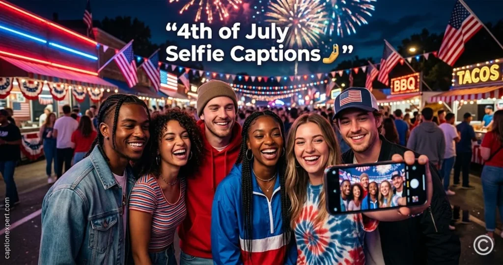 4th of July Selfie Captions