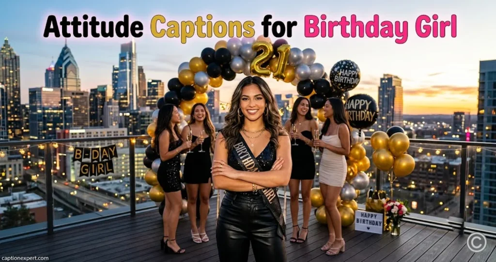 Attitude Captions for Birthday Girl 