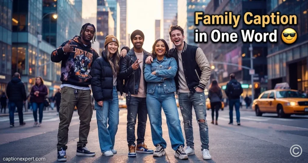 Family Caption in One Word 
