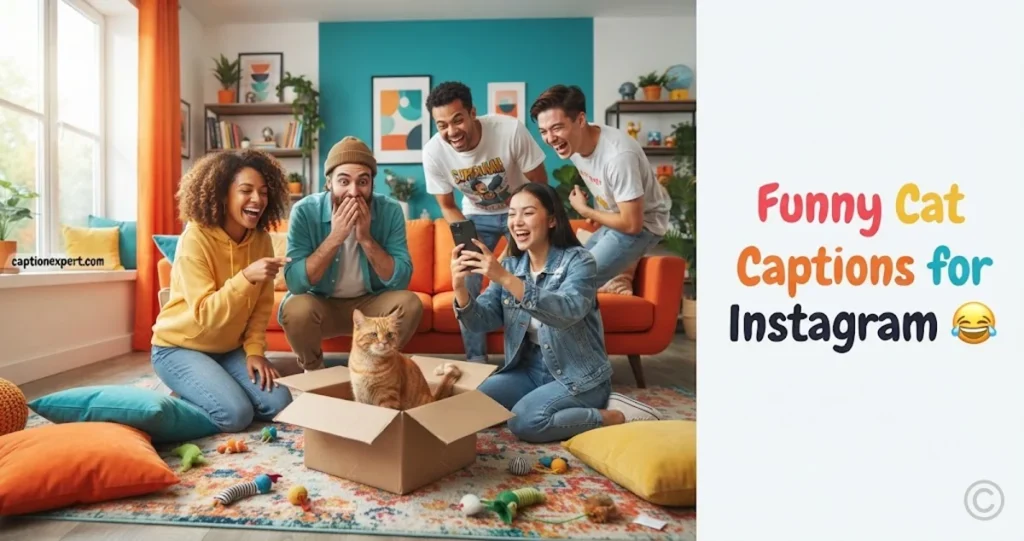 Funny Cat Lover Captions for Instagram 