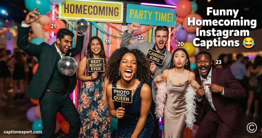 Funny Homecoming Instagram Captions