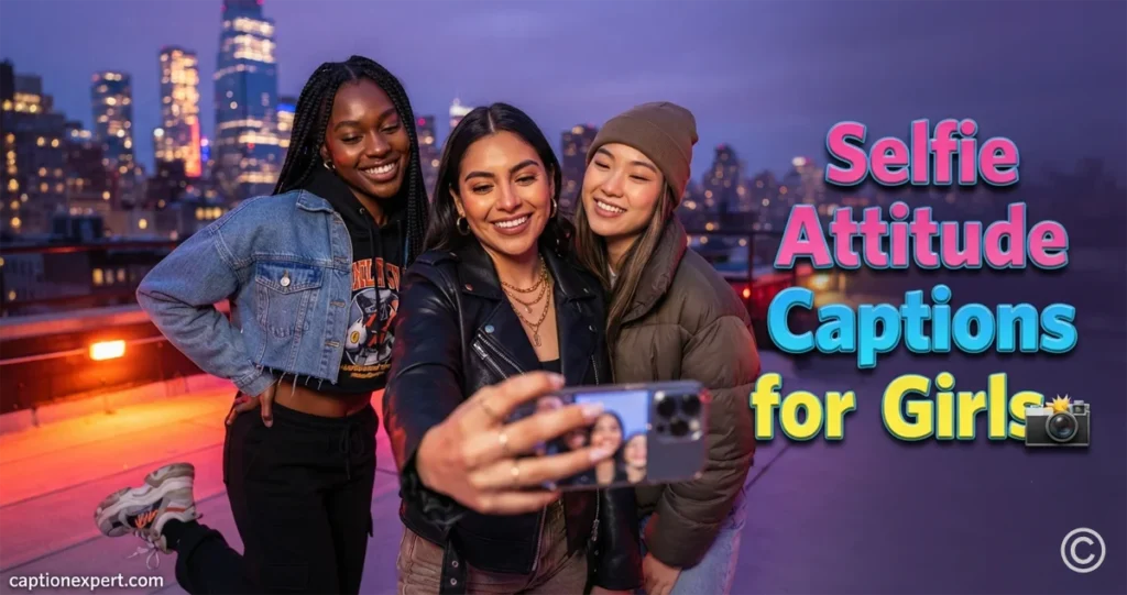 Selfie Attitude Captions for Girls