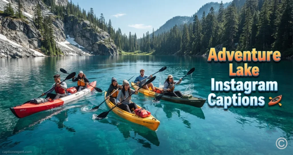 Adventure Lake Instagram Captions