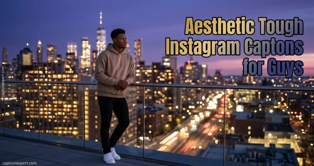 Aesthetic Tough Instagram Captions for Guys