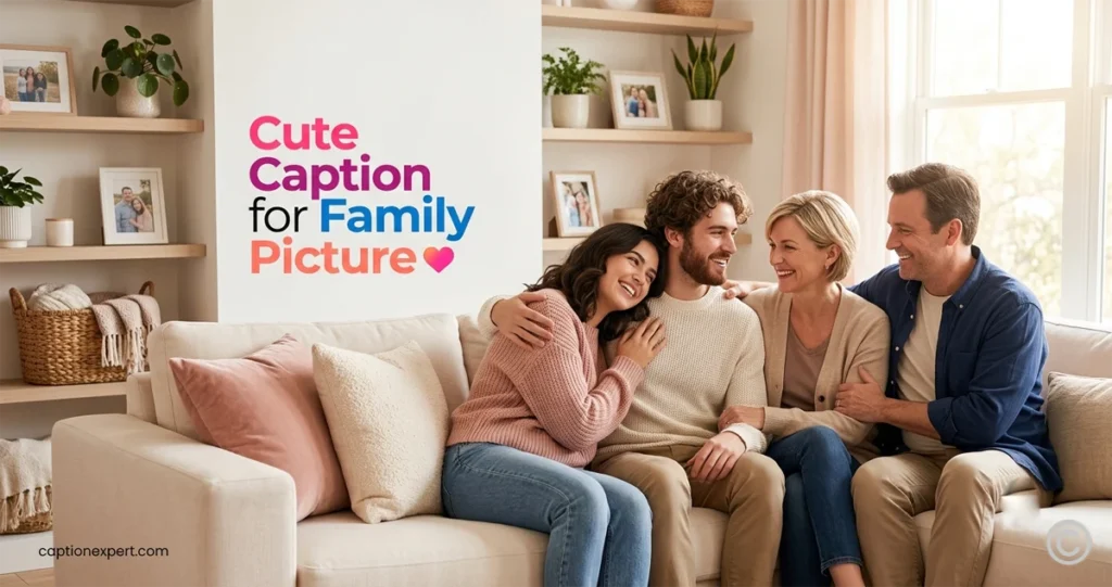 Cute Caption for Family Picture