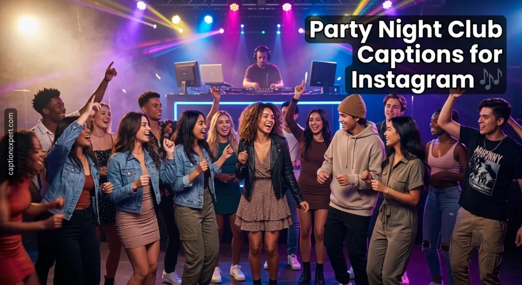 Party Night Club Captions  Instagram