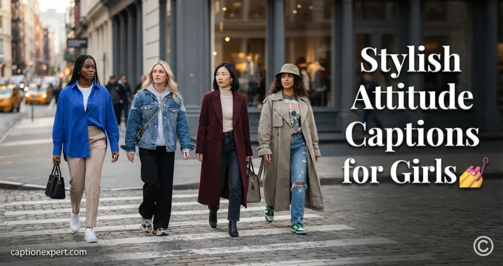 Stylish Attitude Captions for Girls 
