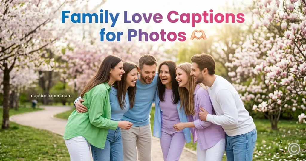 Family Love Captions for Photos