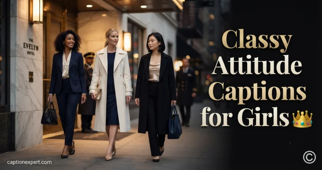 Classy Attitude Captions for Girls 