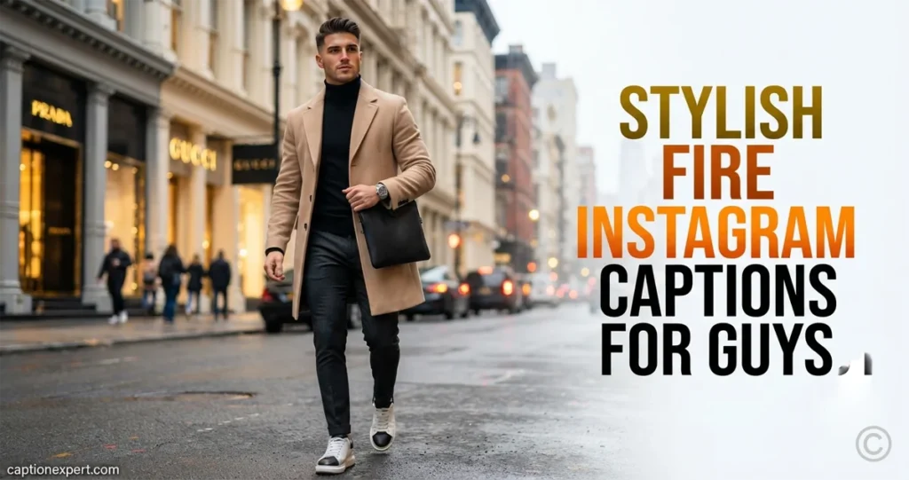 Stylish Fire Instagram Captions