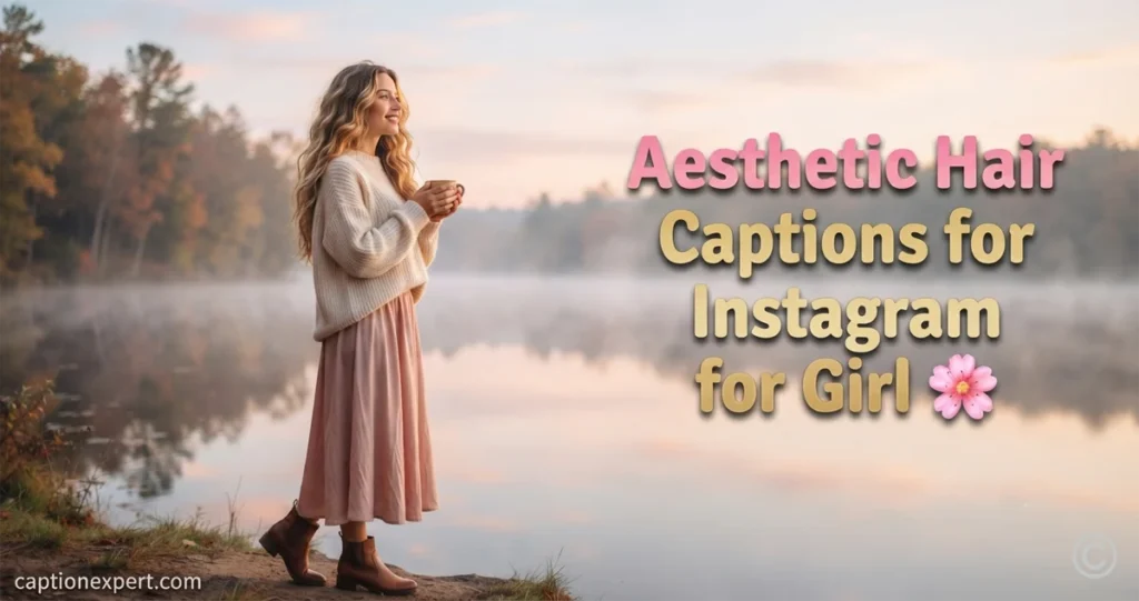 Aesthetic Hair Captions for Instagram for Girl