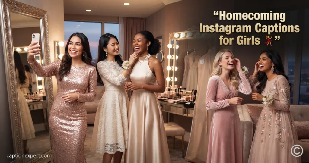 Homecoming Instagram Captions With Friends