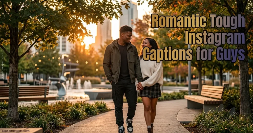 Romantic Tough Instagram Captions for Guys