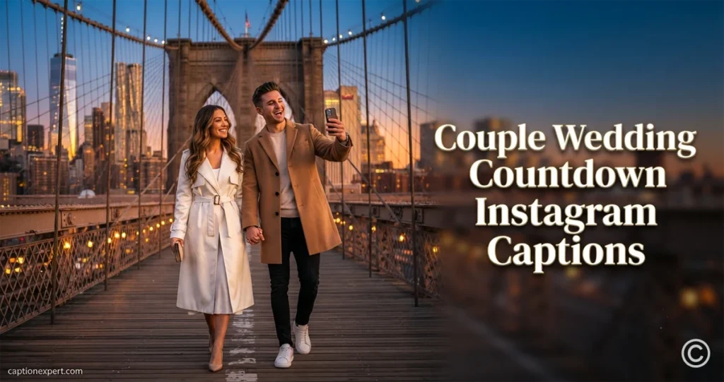 Couple Wedding Countdown Instagram Captions