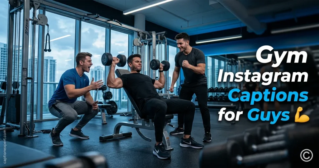 Gym Instagram Captions for Guys 