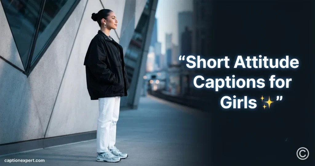 Short Attitude Captions for Girls