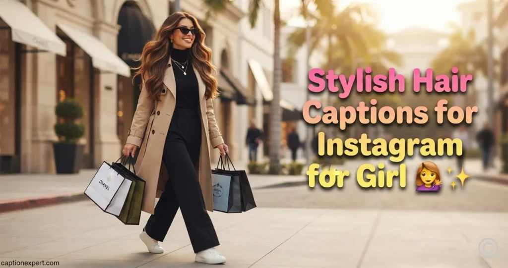 Stylish Hair Captions for Instagram for Girl