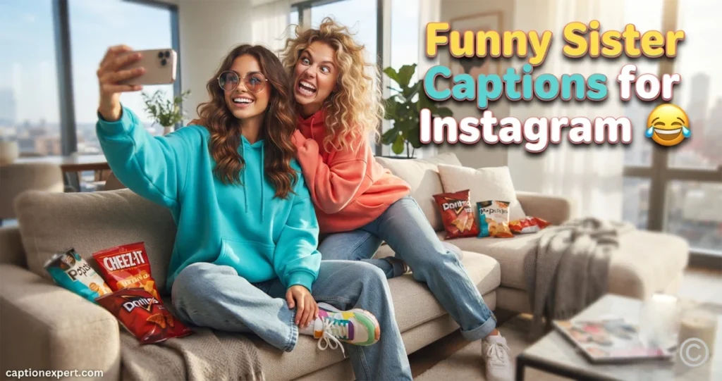 Funny Sister Captions for Instagram