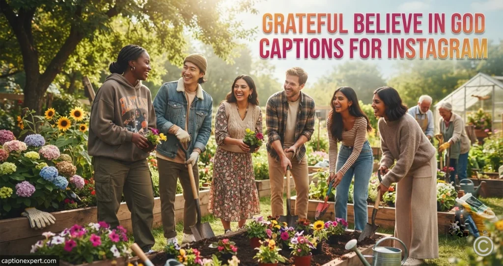Grateful Believe in God Captions