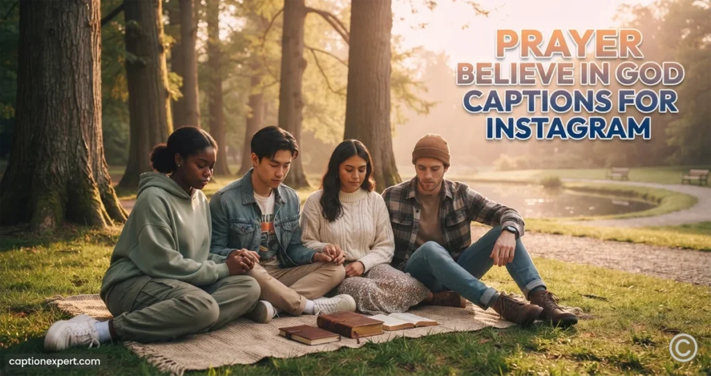 Prayer Believe in God Captions