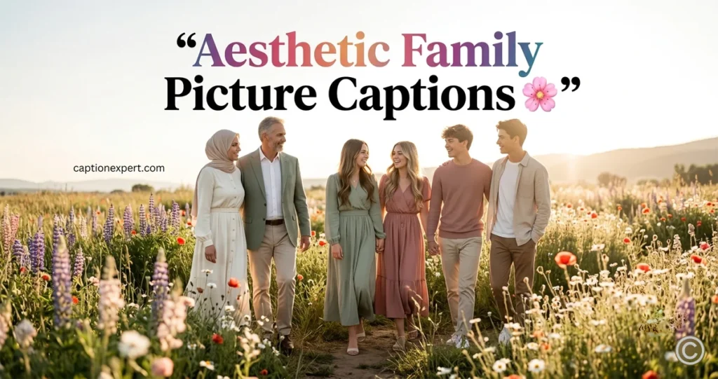Aesthetic Family Picture Captions