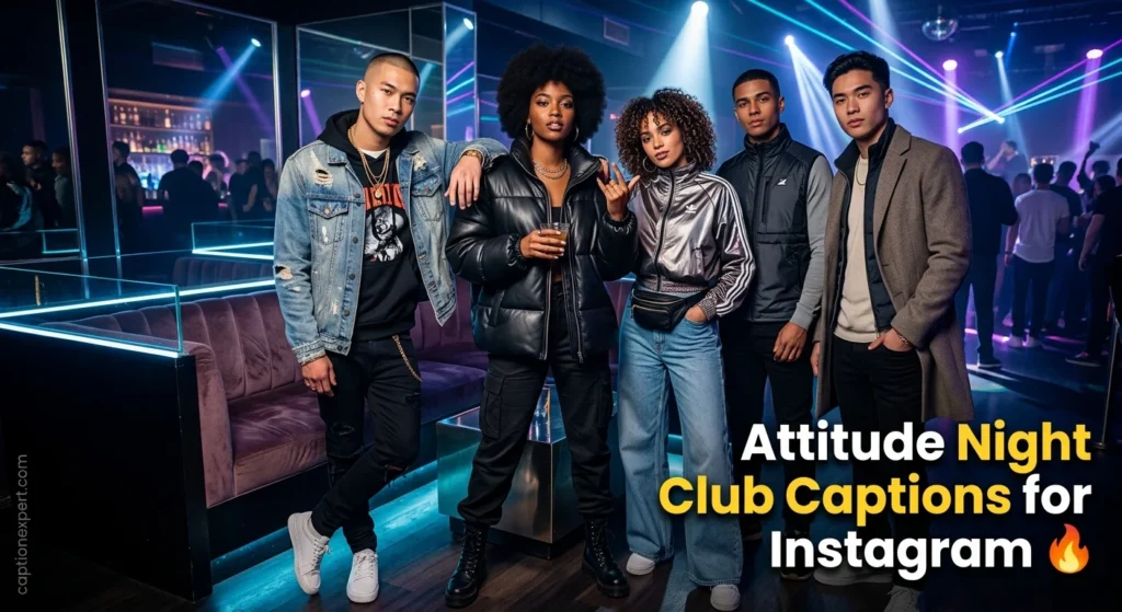  Attitude Night Club Captions for Instagram 