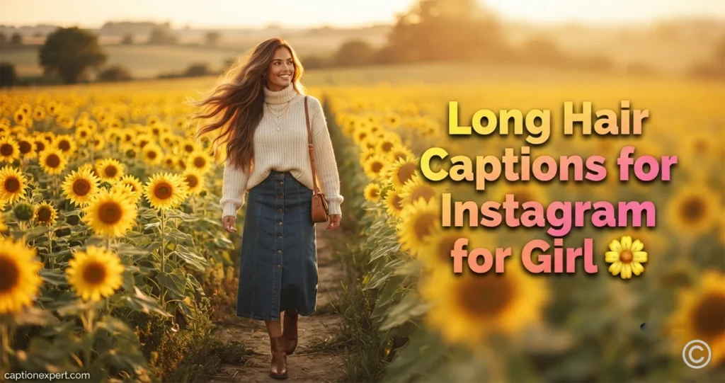 Long Hair Captions for Instagram for Girl