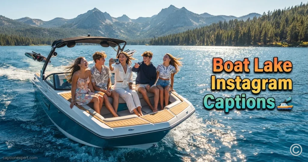 Boat Lake Instagram Captions