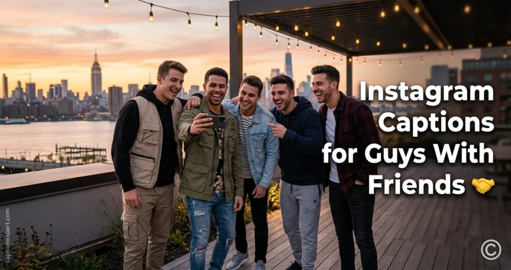 Instagram Captions for Guys With Friends