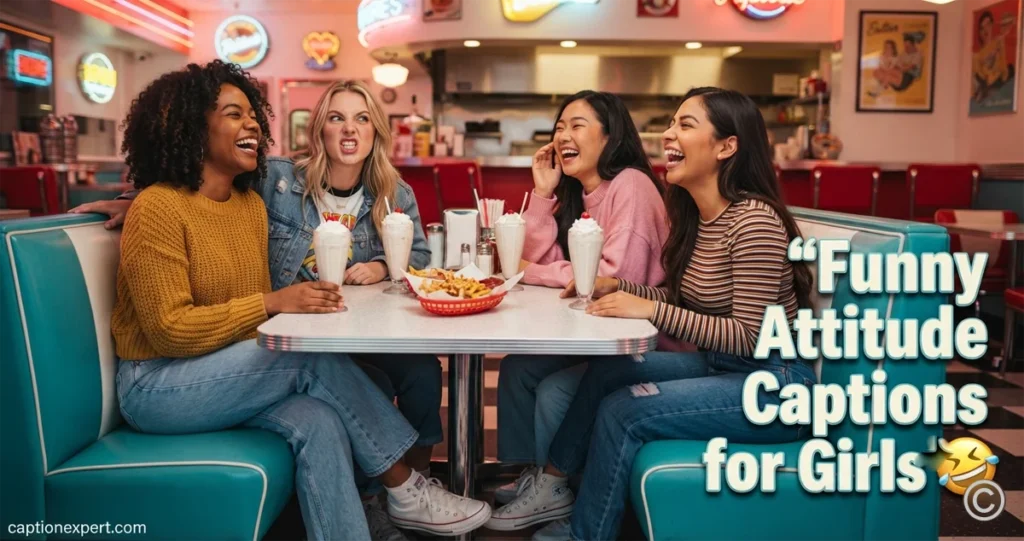 Funny Attitude Captions for Girls
