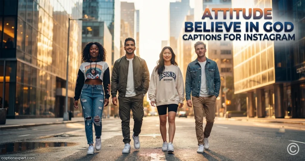 Attitude Believe in God Captions
