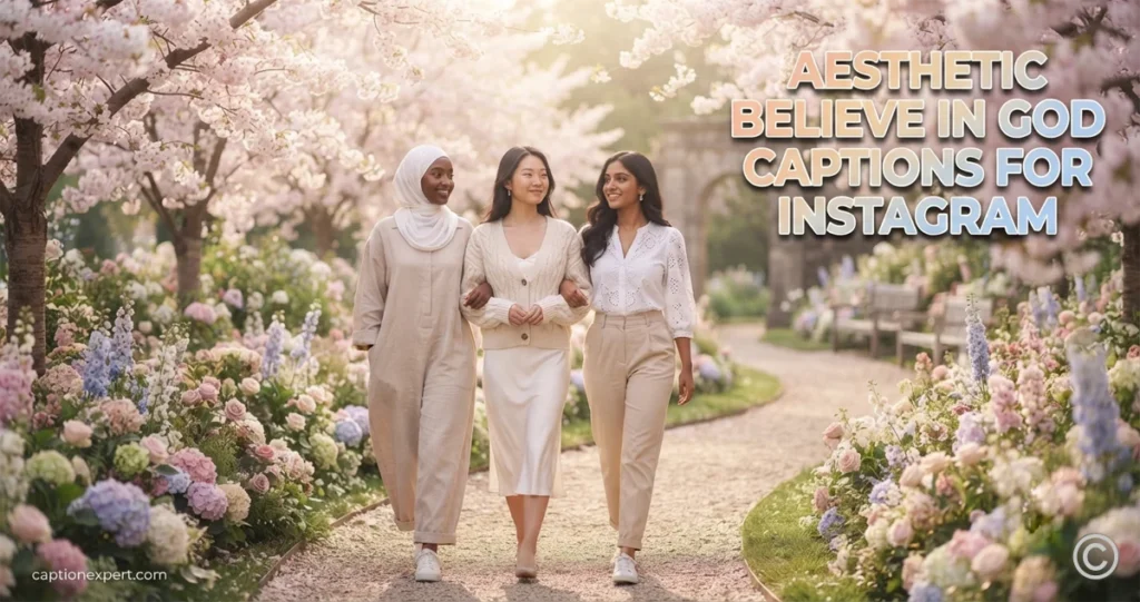 Aesthetic Believe in God Captions