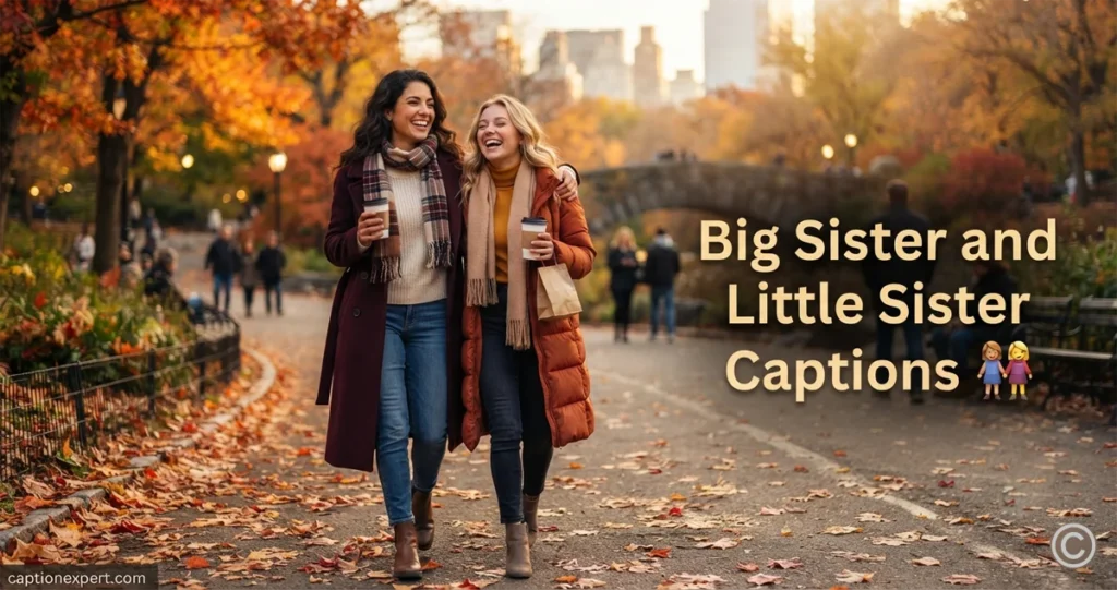 Big Sister and Little Sister Captions
