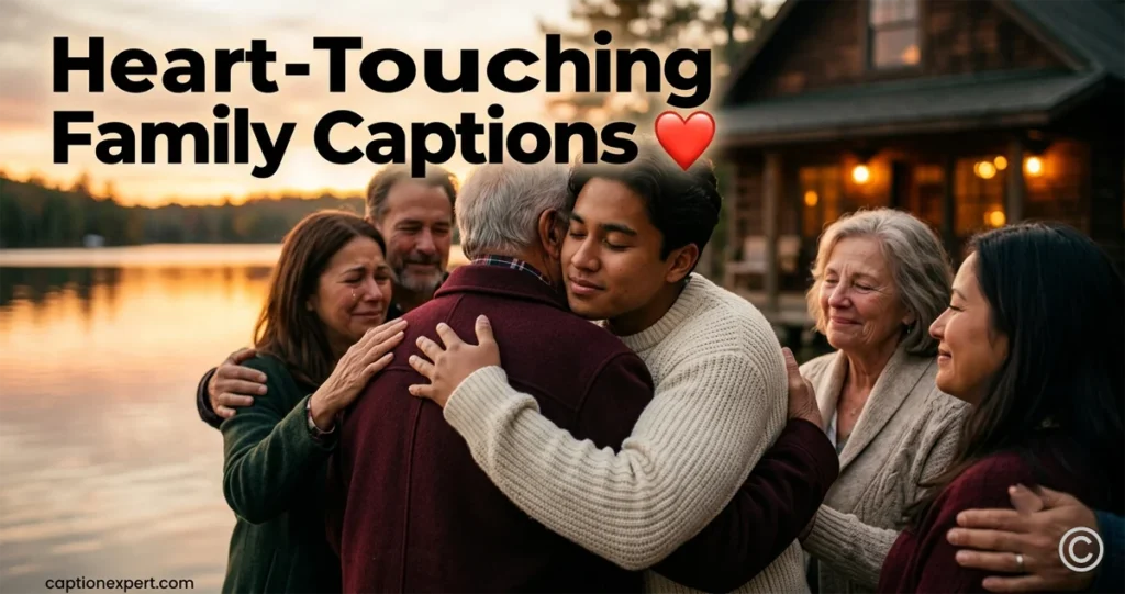 Heart-Touching Family Captions