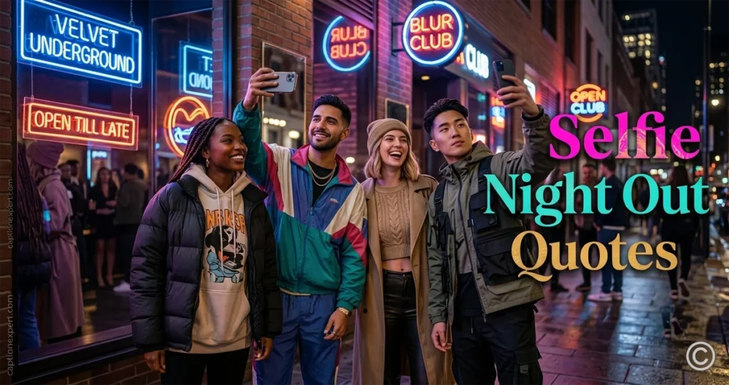 Selfie Night Out Quotes