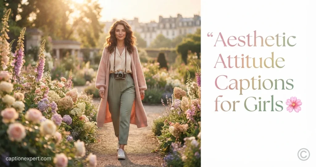 Aesthetic Attitude Captions for Girls 