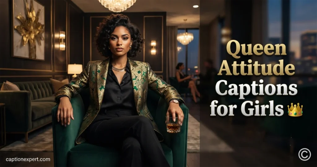 Queen Attitude Captions for Girls
