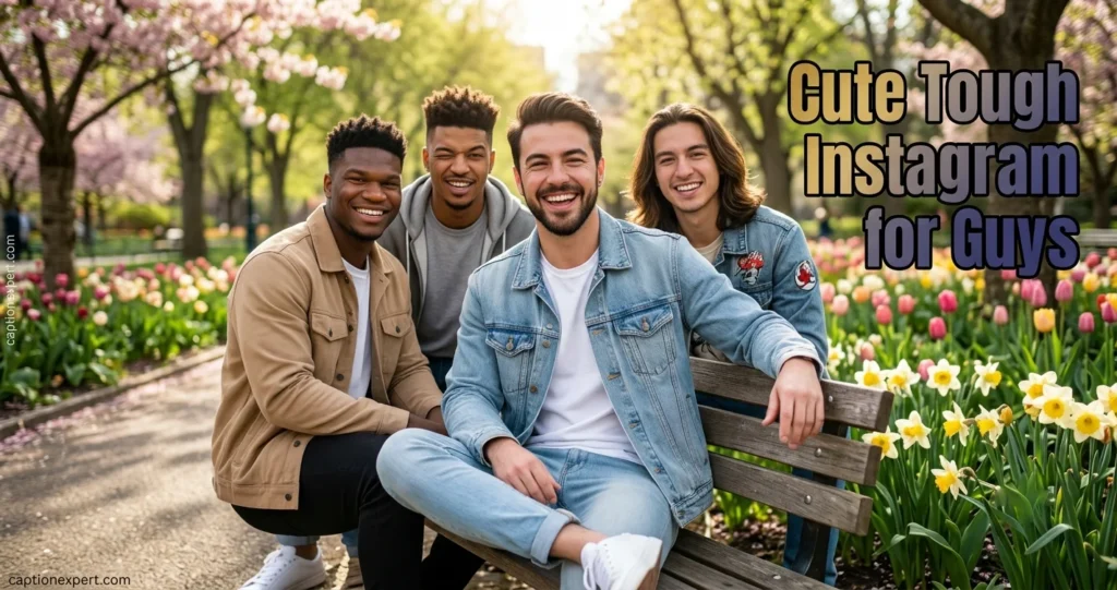 Cute Tough Instagram Captions for Guys