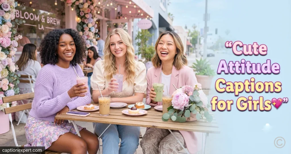 Cute Attitude Captions for Girls