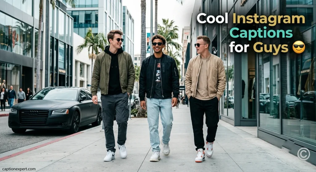 Cool Instagram Captions for Guys