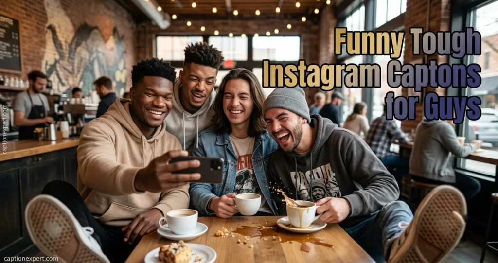 Funny Tough Instagram Captions for Guys