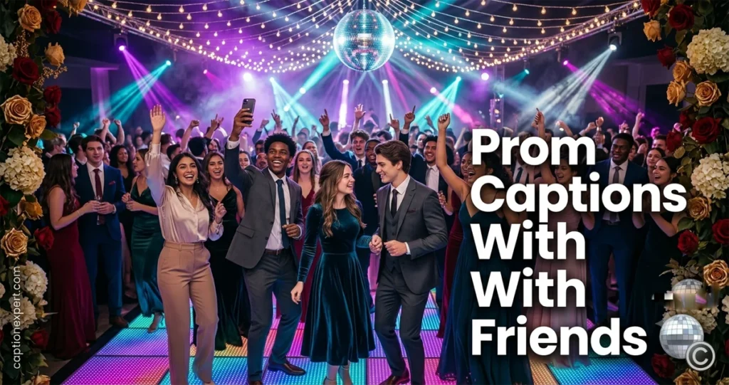 Prom Captions With Friends