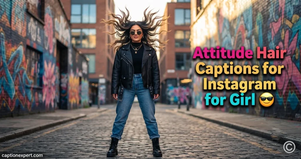 Attitude Hair Captions for Instagram for Girl