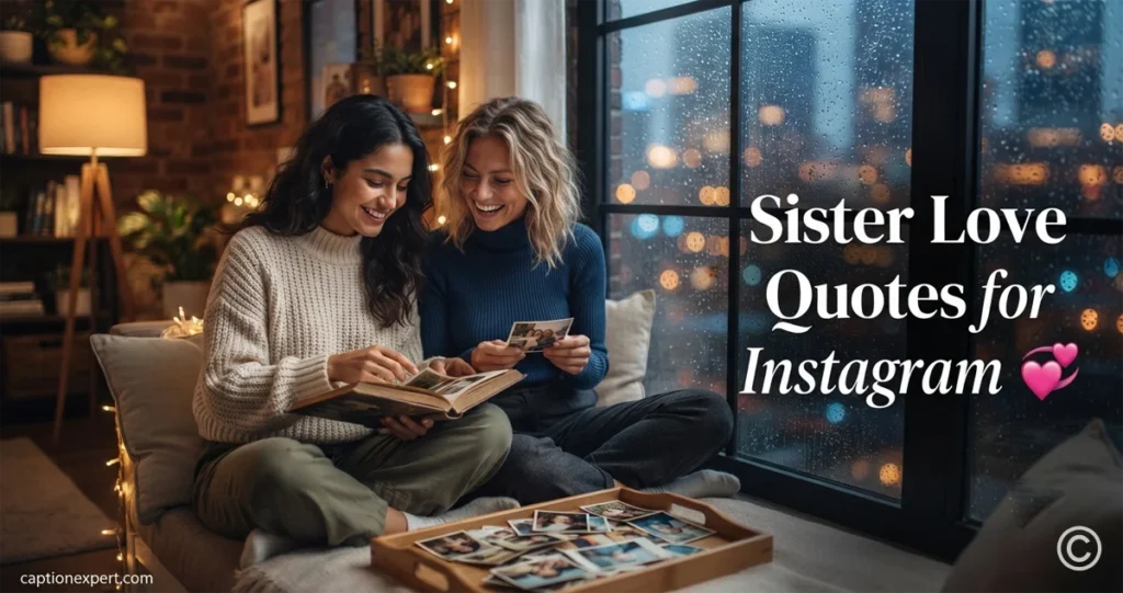 Sister Love Quotes for Instagram 