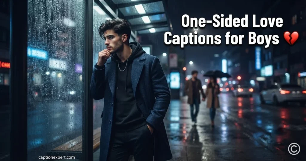 One-Sided Love Captions for Boys