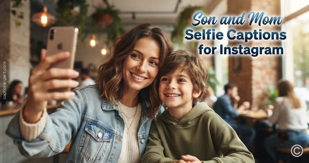 Son and Mom Selfie Captions for Instagram 